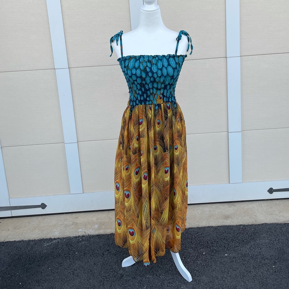 YS HY Peacock dress